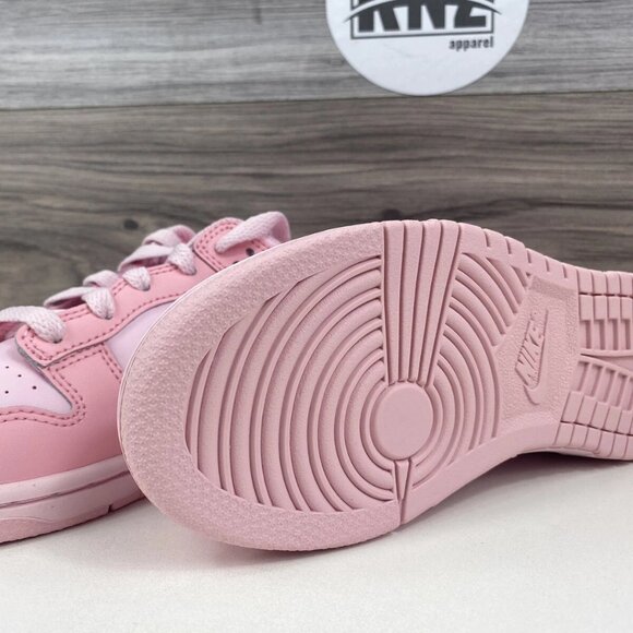 Nike Dunk Low Triple Barbie Pink Women's Shoes - Picture 4 of 10